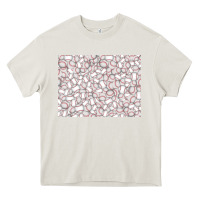 Cream baseball seamless background  (3200x2400px) Heavy Core Tee - Jasminsmagicworld