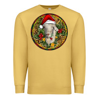 Antique Gold Christmas Goat Premium Sweatshirt - RanaPortraitStore