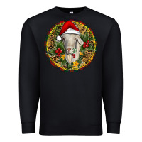 Black Christmas Goat Premium Sweatshirt - RanaPortraitStore