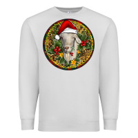 Dove Grey Christmas Goat Premium Sweatshirt - RanaPortraitStore