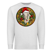 Oatmeal Heather Christmas Goat Premium Sweatshirt - RanaPortraitStore