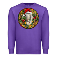 Purple Christmas Goat Premium Sweatshirt - RanaPortraitStore