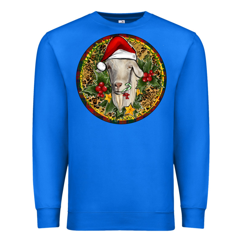 Christmas Goat Premium Sweatshirt by RanaPortraitStore | Teevron