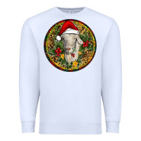 White Christmas Goat Premium Sweatshirt - RanaPortraitStore