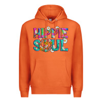 Carrot hippie soul with tie dye and flowers Premium Hoodie - Artiststas