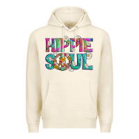 Tofu hippie soul with tie dye and flowers Premium Hoodie - Artiststas