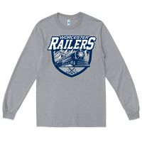Heather Grey worcester railers Long Sleeve Tee - DesigneFamous