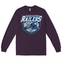 Plum worcester railers Long Sleeve Tee - DesigneFamous