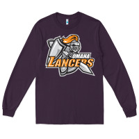 Plum omaha lancers Long Sleeve Tee - DesigneFamous
