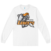 White omaha lancers Long Sleeve Tee - DesigneFamous