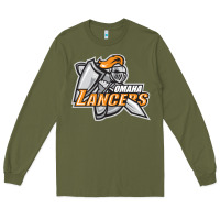 Army Green omaha lancers Long Sleeve Tee - DesigneFamous