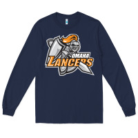 Navy omaha lancers Long Sleeve Tee - DesigneFamous