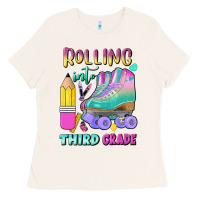Rolling Into Third Grade Ladies Tee | Teevron