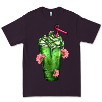 Plum Western Cactus Cold Frappe Premium Tee - FaDigitalArtStudio