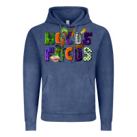 Vintage Denim Hocus Focus Teacher Halloween Vintage Hoodie - LillyAllenDesigns