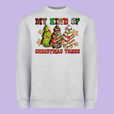 My Kind Of Christmas Trees Heavyweight Sweatshirt Designed By Ranaportraitstore