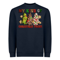 Navy My kind of Christmas trees Heavyweight Sweatshirt - RanaPortraitStore