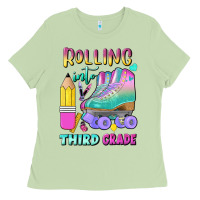 Rolling Into Third Grade Ladies Tee | Teevron