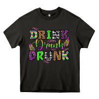 Asphalt drink drank drunk mardi gras olivia Heavy Core Tee - OliviaCreatesArt