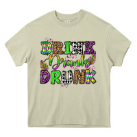 Mossy drink drank drunk mardi gras olivia Heavy Core Tee - OliviaCreatesArt