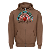 Chestnut second grade rainbow Zipper Hoodie - RanaPortraitStore