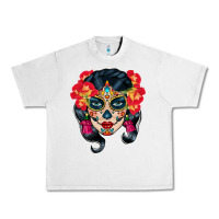 Lunar Rock sugar skull Urban Heavy Tee - BundleAndBundleShop