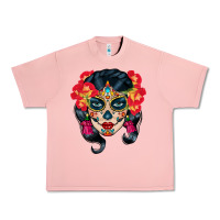 Salmon sugar skull Urban Heavy Tee - BundleAndBundleShop