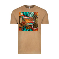 Vintage Camel western thanksgiving seamless pattern Vintage Tee - BundleAndBundleShop