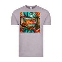 Vintage Zinc western thanksgiving seamless pattern Vintage Tee - BundleAndBundleShop