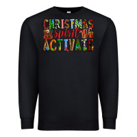 Black Christmas Spirit Activate Premium Sweatshirt - RanaPortraitStore