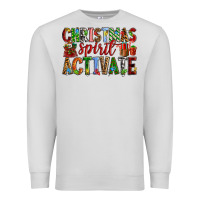 Dove Grey Christmas Spirit Activate Premium Sweatshirt - RanaPortraitStore