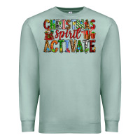 Seafoam Christmas Spirit Activate Premium Sweatshirt - RanaPortraitStore