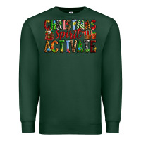 Sports Green Christmas Spirit Activate Premium Sweatshirt - RanaPortraitStore