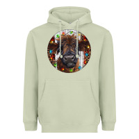 Matcha Western Christmas Calf Heavyweight Hoodie - RanaPortraitStore