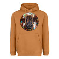 Meerkat Western Christmas Calf Heavyweight Hoodie - RanaPortraitStore