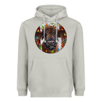 Moon Dust Western Christmas Calf Heavyweight Hoodie - RanaPortraitStore