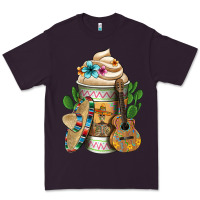 Plum Mexican Hot Coffee Cup Premium Tee - FaDigitalArtStudio