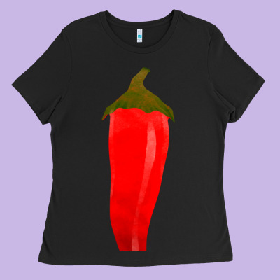 Chilli Pepper Fa Element Ladies Tee Designed By Fadigitalartstudio