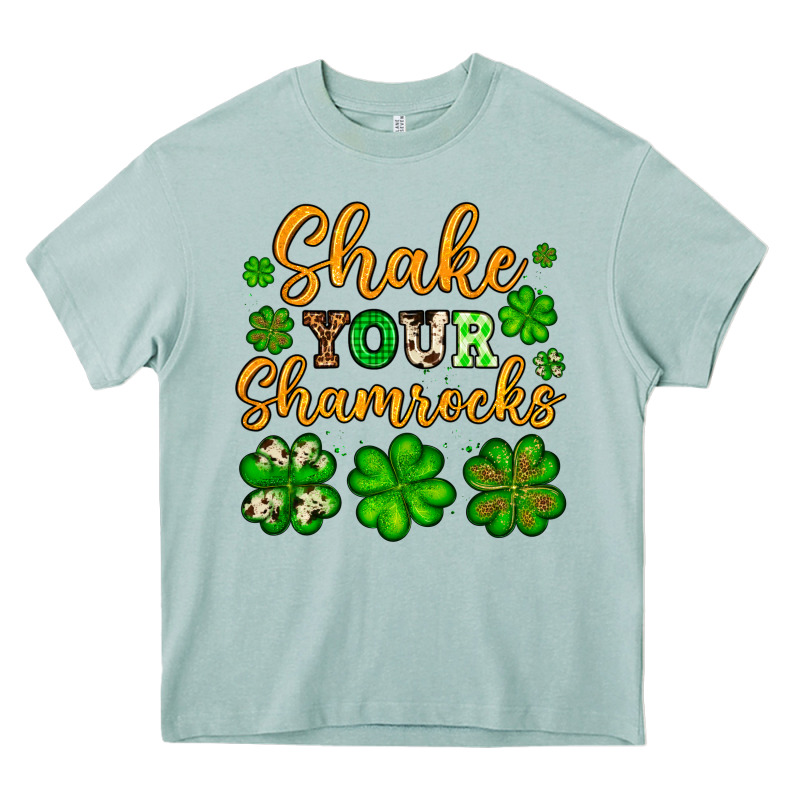 St. Patrick's Shake Your Shamrocks Heavy Core Tee by OliviaCreatesArt | Teevron