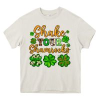 Cream St. Patrick's Shake your shamrocks Heavy Core Tee - OliviaCreatesArt