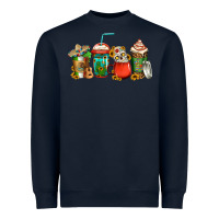 Navy mexican coffee cups Heavyweight Sweatshirt - Jasminsmagicworld