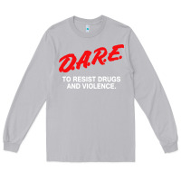 Moon Dust d a r e anti drugs Long Sleeve Tee - DesigneFamous