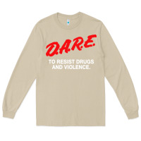 Mushroom d a r e anti drugs Long Sleeve Tee - DesigneFamous