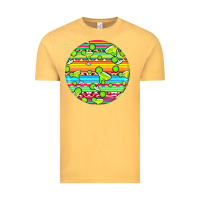 Vintage Mustard hispanic heritage month round earrings 3 Vintage Tee - BundleAndBundleShop