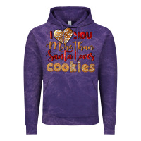 Cloud Purple i love you more than santa loves cookies Vintage Hoodie - LillyAllenDesigns