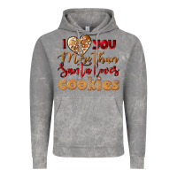 Cloud Rock i love you more than santa loves cookies Vintage Hoodie - LillyAllenDesigns