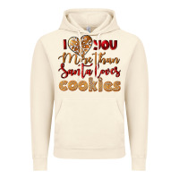 Vintage Artic i love you more than santa loves cookies Vintage Hoodie - LillyAllenDesigns