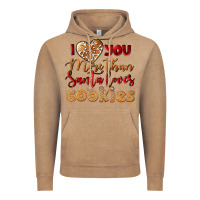 Vintage Coffee i love you more than santa loves cookies Vintage Hoodie - LillyAllenDesigns