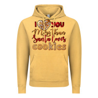 I Love You More Than Santa Loves Cookies Vintage Hoodie | Teevron