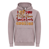 Vintage Zinc i love you more than santa loves cookies Vintage Hoodie - LillyAllenDesigns